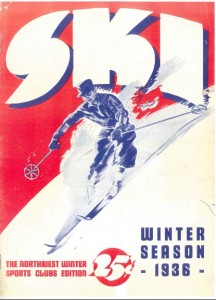 Cover of First Issue of SKI Magazine, January 1936