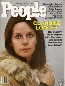 Claudine on the cover of People during the trial