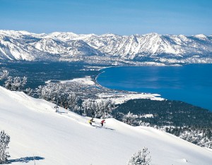 Heavenly Valley overlooking Lake Tahoe