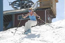 Spring Bump Skiing