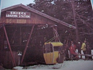 Mt Whittier Gondola Skier Loading Station