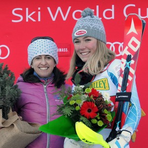 Tamara McKinney and Mikaela Shiffrin