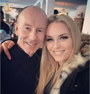 Stenmark with Lindsey Vonn